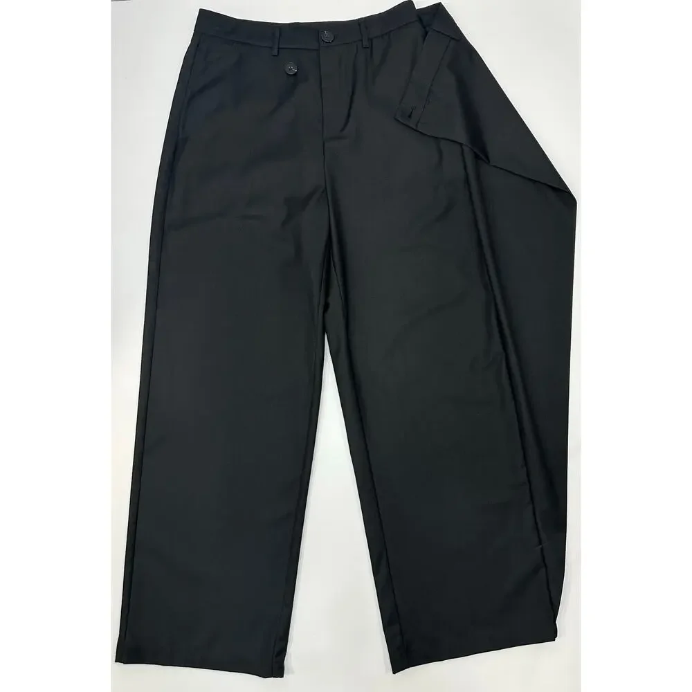 NWT Commense Black Wide Leg Dress Pants Elegant & Polished Size L - Picture 2 of 10